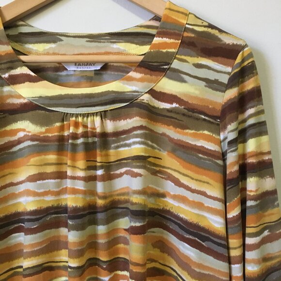 Hey Jupiter Vintage 3/4 Sleeve Voyage Top - Picture 6 of 16